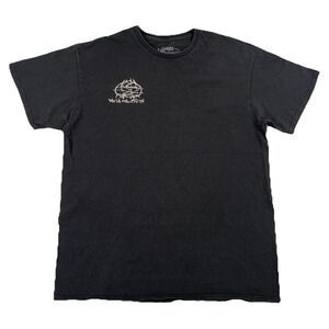 World Industries Devil Man T-Shirt Skateboarding Black Men's Large (Small Hole)